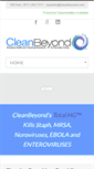 Mobile Screenshot of cleanbeyond.com
